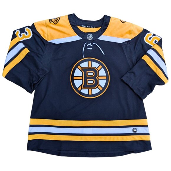 SOLD Y2K Boston Bruins Brad Marchand #63 Jersey Size 60 (XXXL) Men - Picture 1 of 9